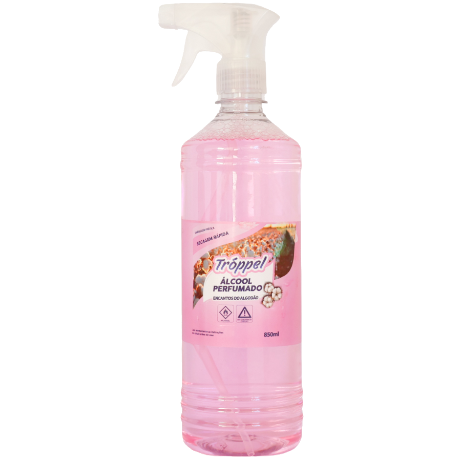 ALCOOL ENCANTOS DE ALGODAO 850ML