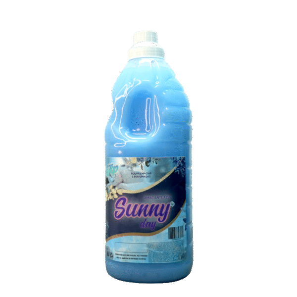 EMBALAGEM COM PRODUTO AMACIANTE AZUL É TOP 2 LITROS