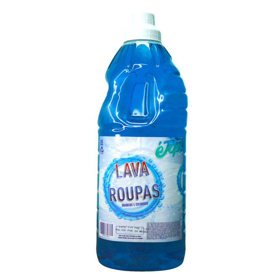 EMBALAGEM DO PRODUTO LAVA ROUPAS ÉTOP DOIS LITROS